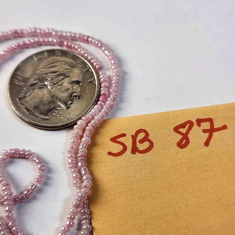 5/$10 Seed Bead 1 Single Strand Seed Beads Jewelry Making Supplies Crafts
